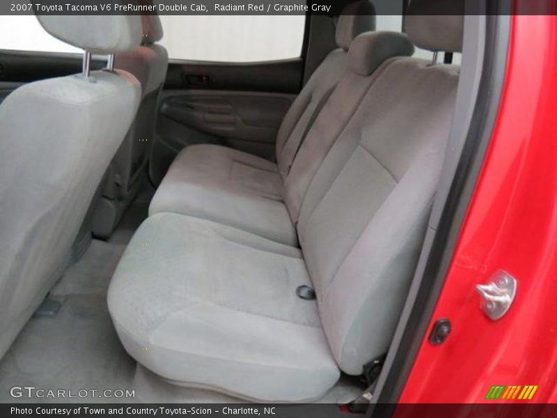 Radiant Red / Graphite Gray 2007 Toyota Tacoma V6 PreRunner Double Cab