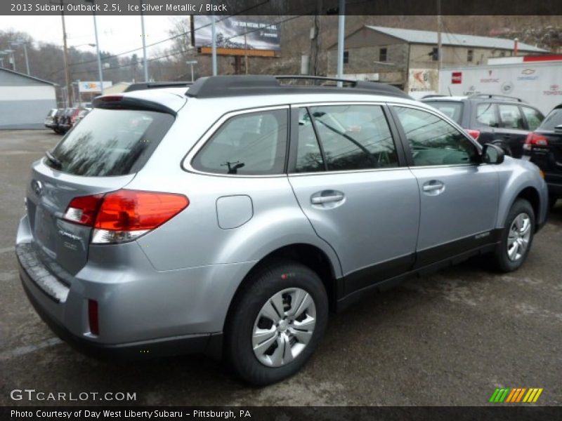 Ice Silver Metallic / Black 2013 Subaru Outback 2.5i