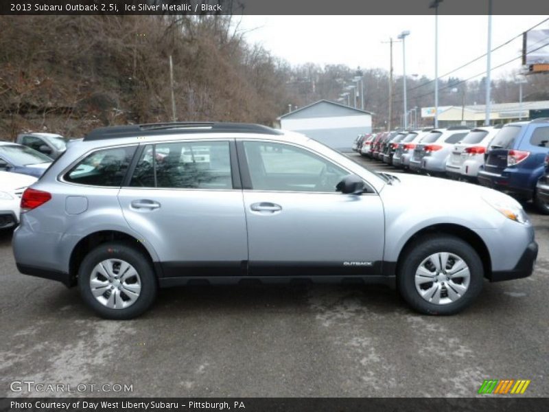 Ice Silver Metallic / Black 2013 Subaru Outback 2.5i