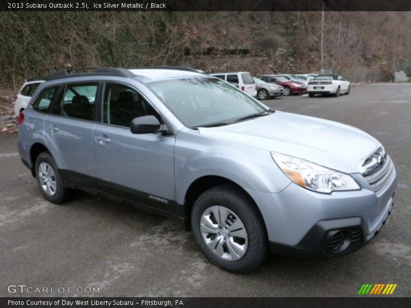 Ice Silver Metallic / Black 2013 Subaru Outback 2.5i