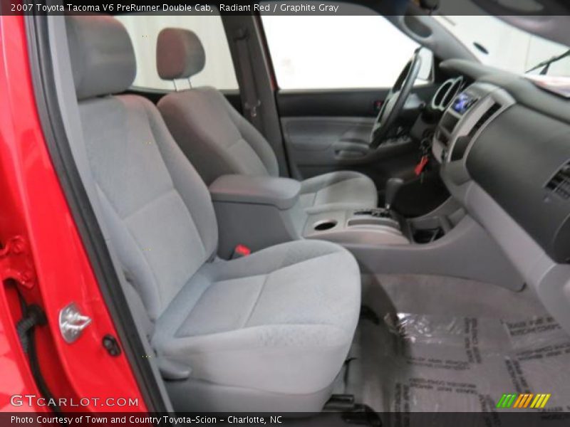 Radiant Red / Graphite Gray 2007 Toyota Tacoma V6 PreRunner Double Cab