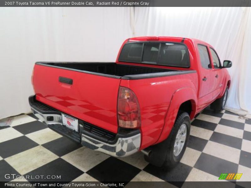 Radiant Red / Graphite Gray 2007 Toyota Tacoma V6 PreRunner Double Cab