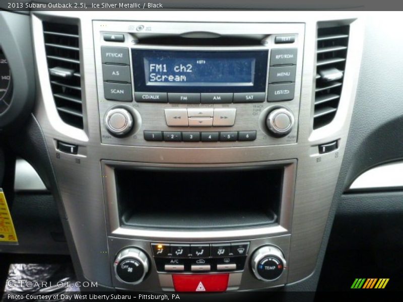 Ice Silver Metallic / Black 2013 Subaru Outback 2.5i