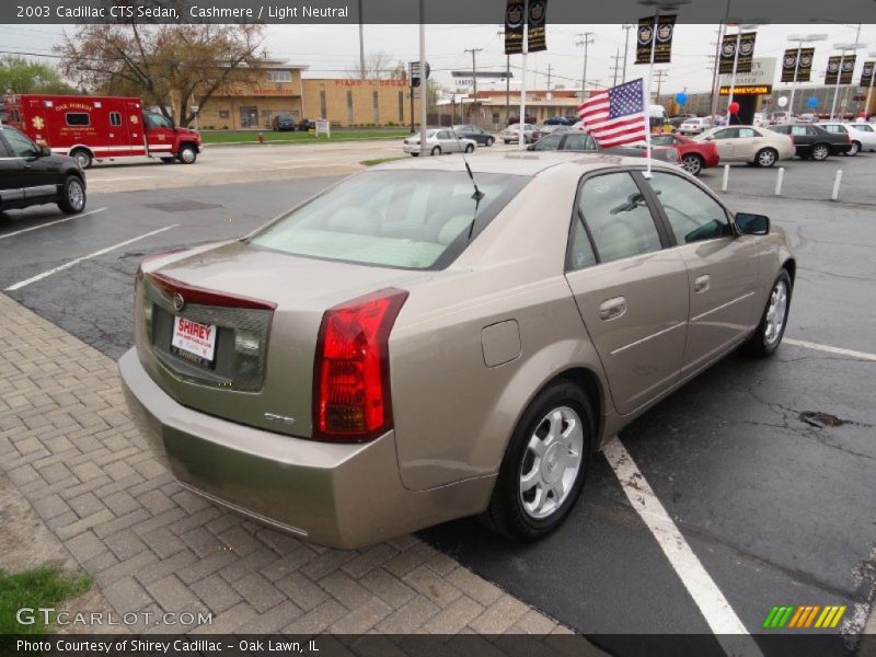 Cashmere / Light Neutral 2003 Cadillac CTS Sedan