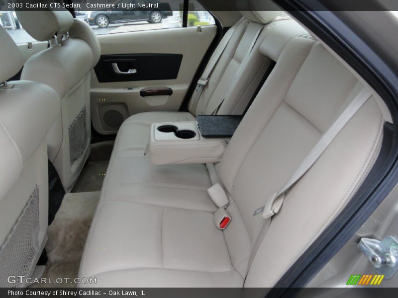 Rear Seat of 2003 CTS Sedan