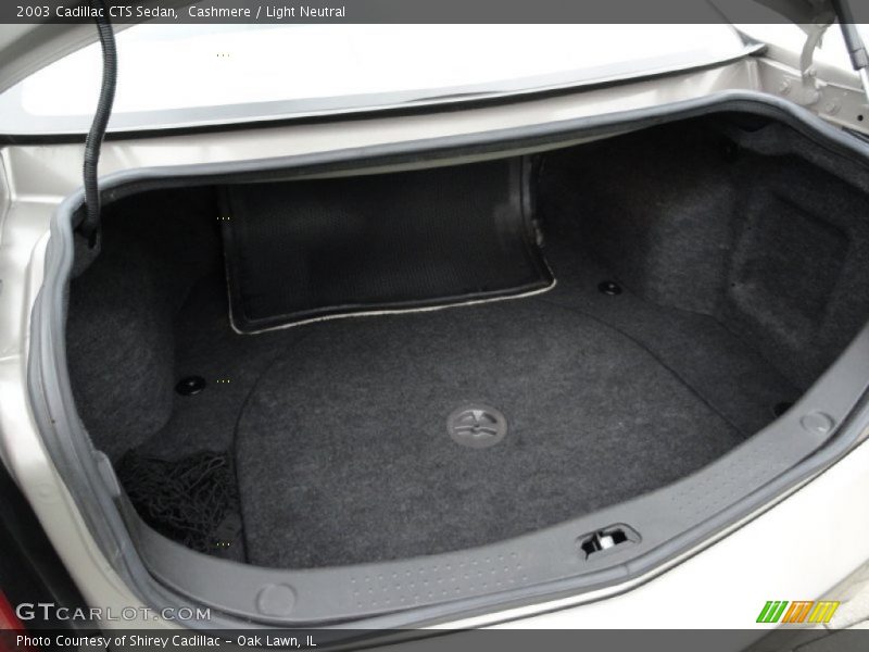  2003 CTS Sedan Trunk