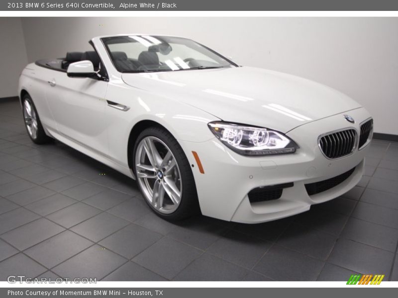 Front 3/4 View of 2013 6 Series 640i Convertible