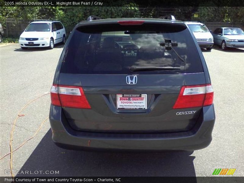 Midnight Blue Pearl / Gray 2005 Honda Odyssey EX-L