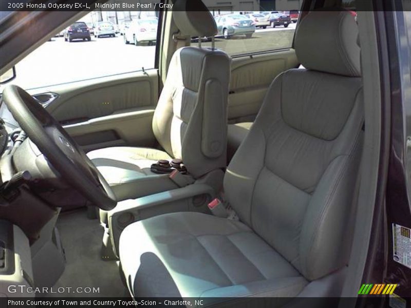 Midnight Blue Pearl / Gray 2005 Honda Odyssey EX-L