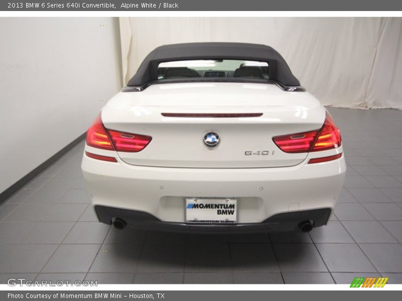 Alpine White / Black 2013 BMW 6 Series 640i Convertible