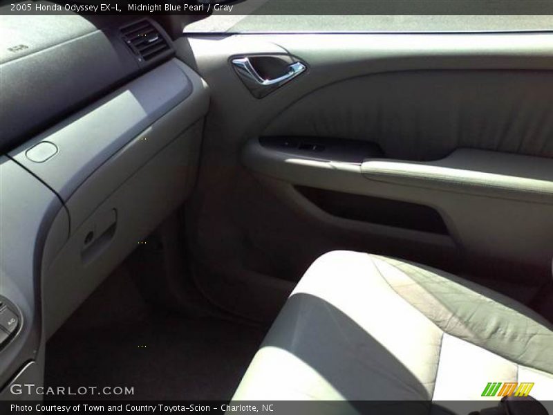 Midnight Blue Pearl / Gray 2005 Honda Odyssey EX-L