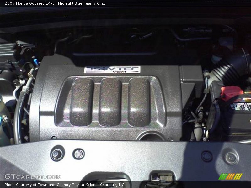 Midnight Blue Pearl / Gray 2005 Honda Odyssey EX-L