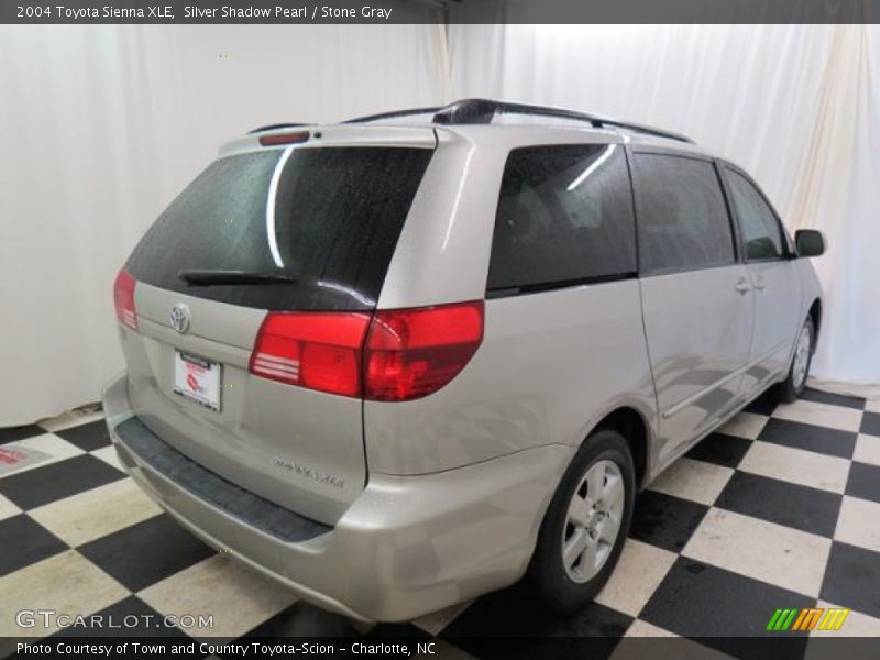 Silver Shadow Pearl / Stone Gray 2004 Toyota Sienna XLE