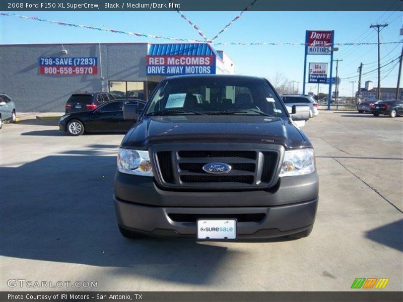 Black / Medium/Dark Flint 2008 Ford F150 XL SuperCrew