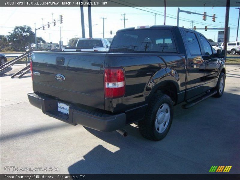 Black / Medium/Dark Flint 2008 Ford F150 XL SuperCrew