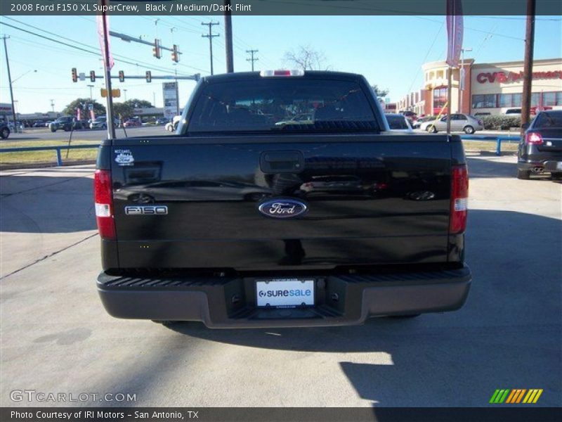 Black / Medium/Dark Flint 2008 Ford F150 XL SuperCrew