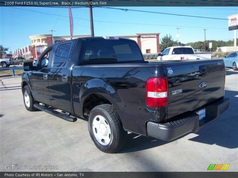 Black / Medium/Dark Flint 2008 Ford F150 XL SuperCrew