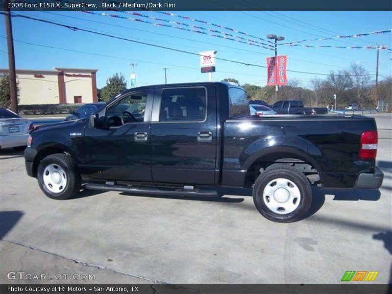 Black / Medium/Dark Flint 2008 Ford F150 XL SuperCrew