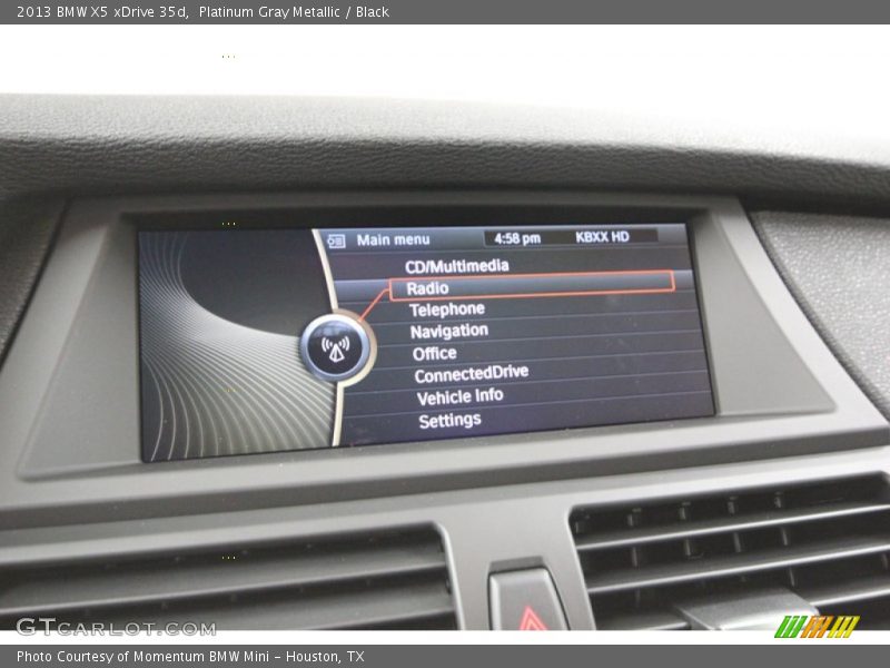 Platinum Gray Metallic / Black 2013 BMW X5 xDrive 35d