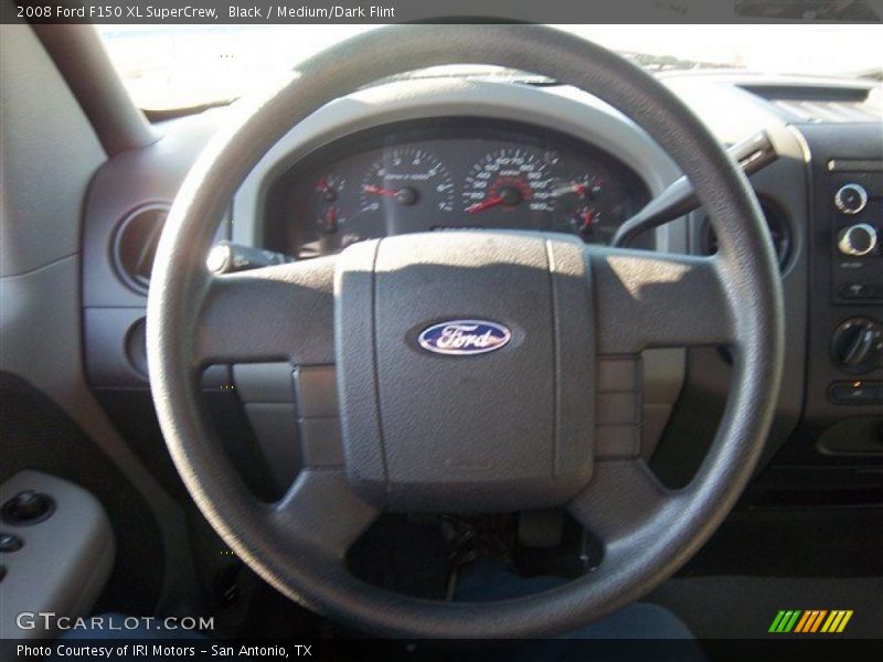 Black / Medium/Dark Flint 2008 Ford F150 XL SuperCrew