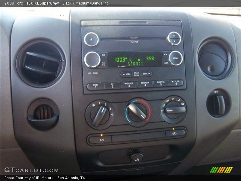 Black / Medium/Dark Flint 2008 Ford F150 XL SuperCrew