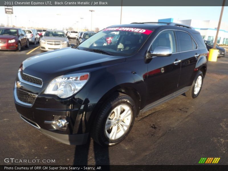 Black Granite Metallic / Jet Black 2011 Chevrolet Equinox LTZ