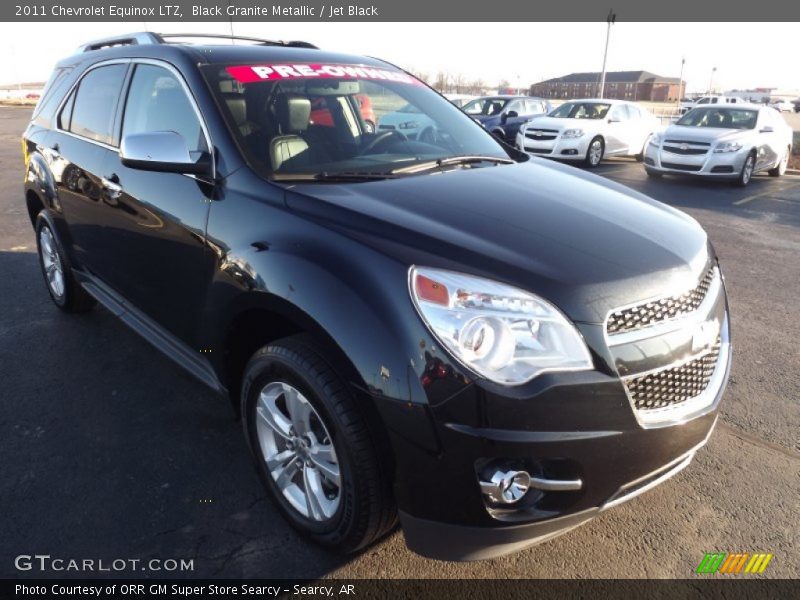 Black Granite Metallic / Jet Black 2011 Chevrolet Equinox LTZ