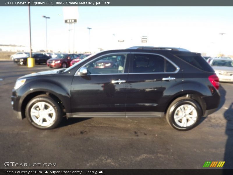 Black Granite Metallic / Jet Black 2011 Chevrolet Equinox LTZ