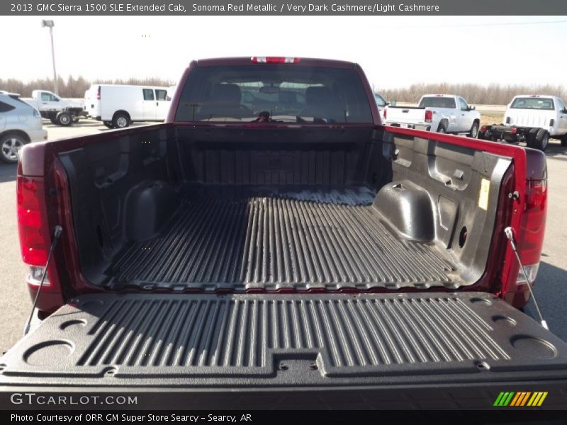 Sonoma Red Metallic / Very Dark Cashmere/Light Cashmere 2013 GMC Sierra 1500 SLE Extended Cab