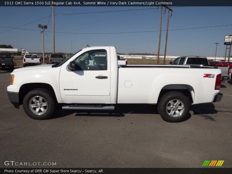  2013 Sierra 1500 SLE Regular Cab 4x4 Summit White