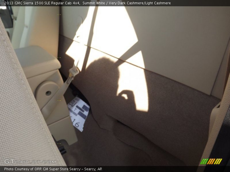 Summit White / Very Dark Cashmere/Light Cashmere 2013 GMC Sierra 1500 SLE Regular Cab 4x4