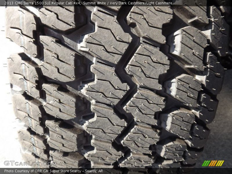 Summit White / Very Dark Cashmere/Light Cashmere 2013 GMC Sierra 1500 SLE Regular Cab 4x4