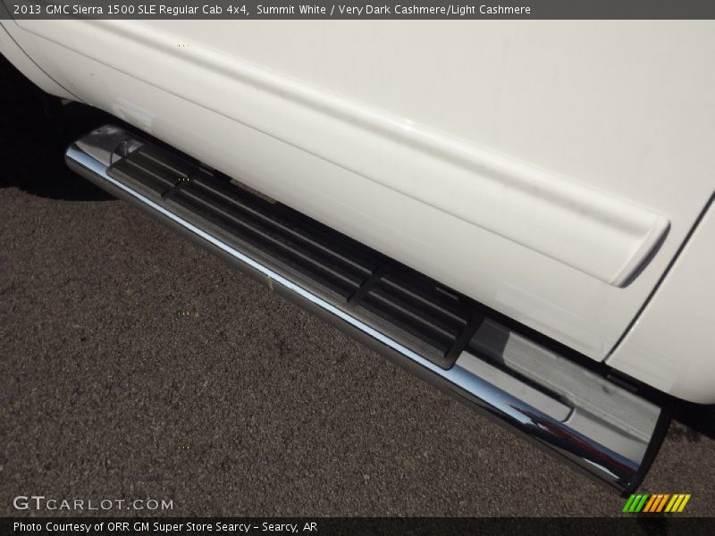 Summit White / Very Dark Cashmere/Light Cashmere 2013 GMC Sierra 1500 SLE Regular Cab 4x4