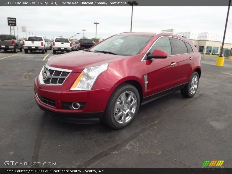Crystal Red Tintcoat / Shale/Brownstone 2013 Cadillac SRX Luxury FWD