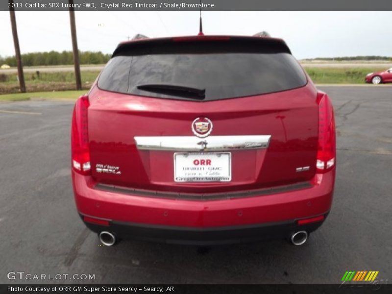 Crystal Red Tintcoat / Shale/Brownstone 2013 Cadillac SRX Luxury FWD