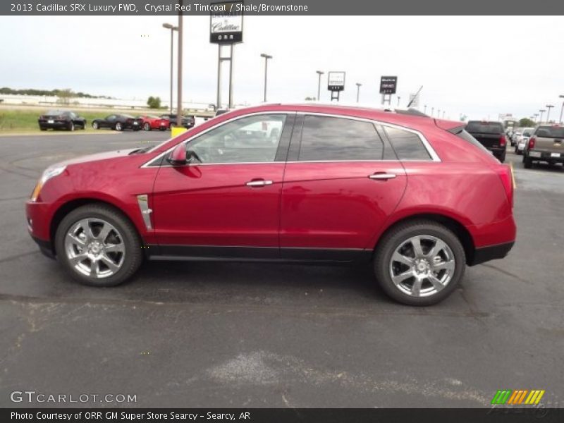 Crystal Red Tintcoat / Shale/Brownstone 2013 Cadillac SRX Luxury FWD