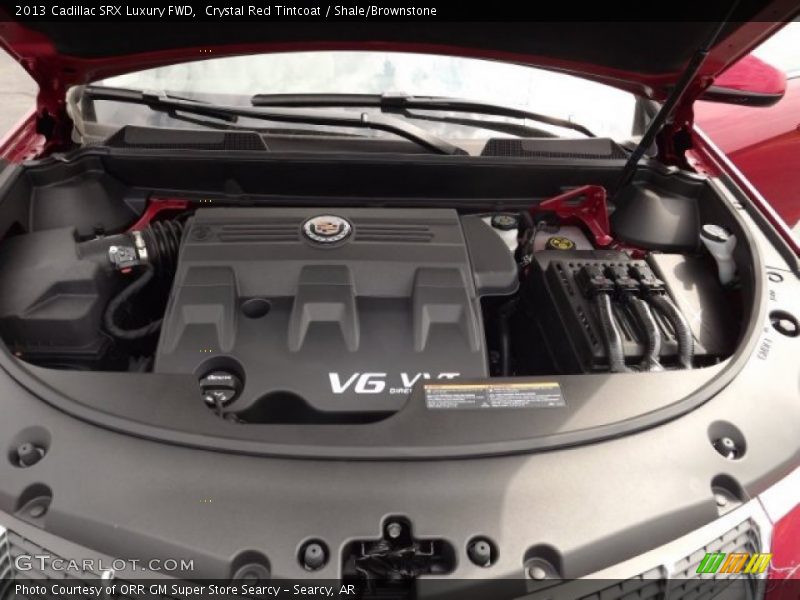 Crystal Red Tintcoat / Shale/Brownstone 2013 Cadillac SRX Luxury FWD