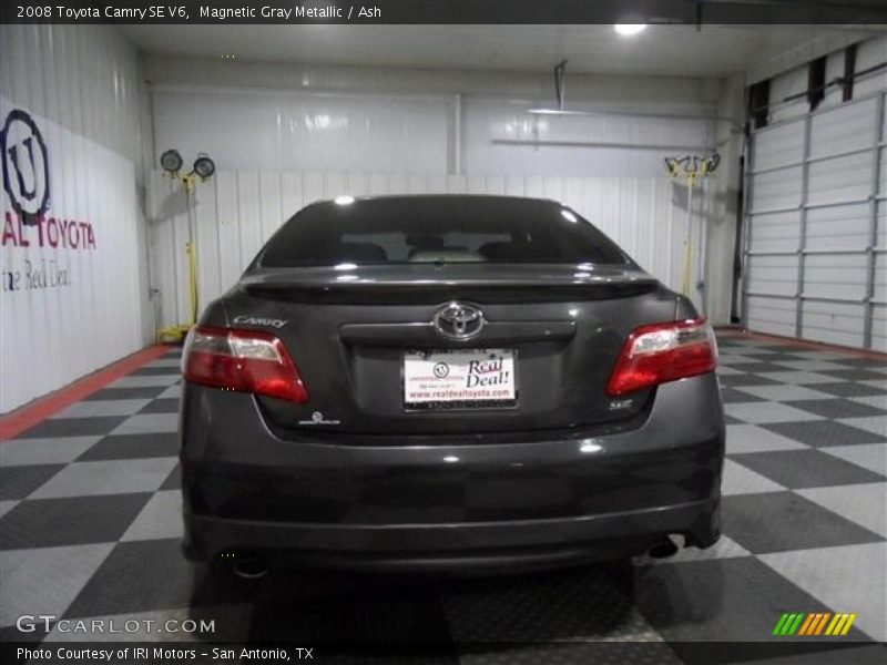 Magnetic Gray Metallic / Ash 2008 Toyota Camry SE V6
