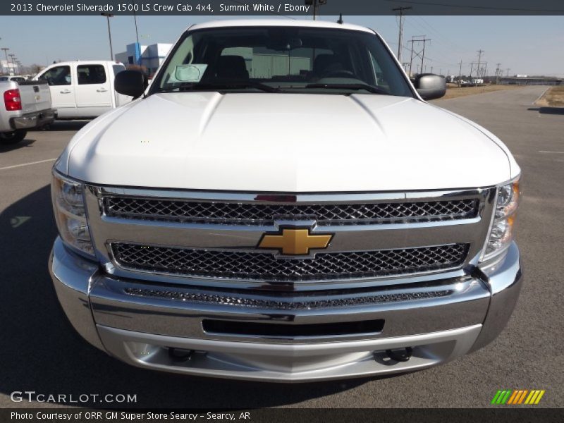 Summit White / Ebony 2013 Chevrolet Silverado 1500 LS Crew Cab 4x4