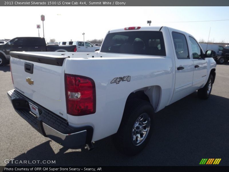 Summit White / Ebony 2013 Chevrolet Silverado 1500 LS Crew Cab 4x4