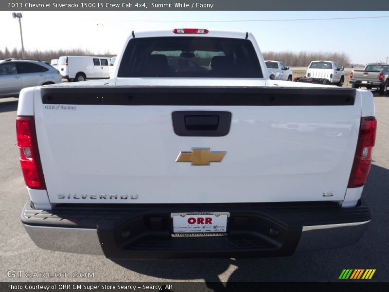 Summit White / Ebony 2013 Chevrolet Silverado 1500 LS Crew Cab 4x4