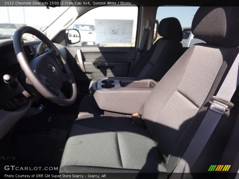 Summit White / Ebony 2013 Chevrolet Silverado 1500 LS Crew Cab 4x4