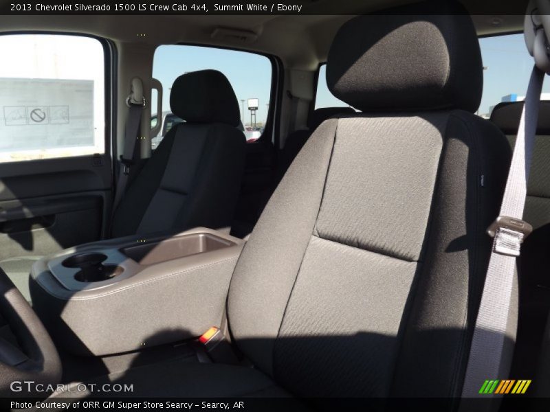 Summit White / Ebony 2013 Chevrolet Silverado 1500 LS Crew Cab 4x4