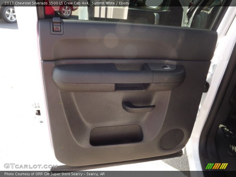 Summit White / Ebony 2013 Chevrolet Silverado 1500 LS Crew Cab 4x4