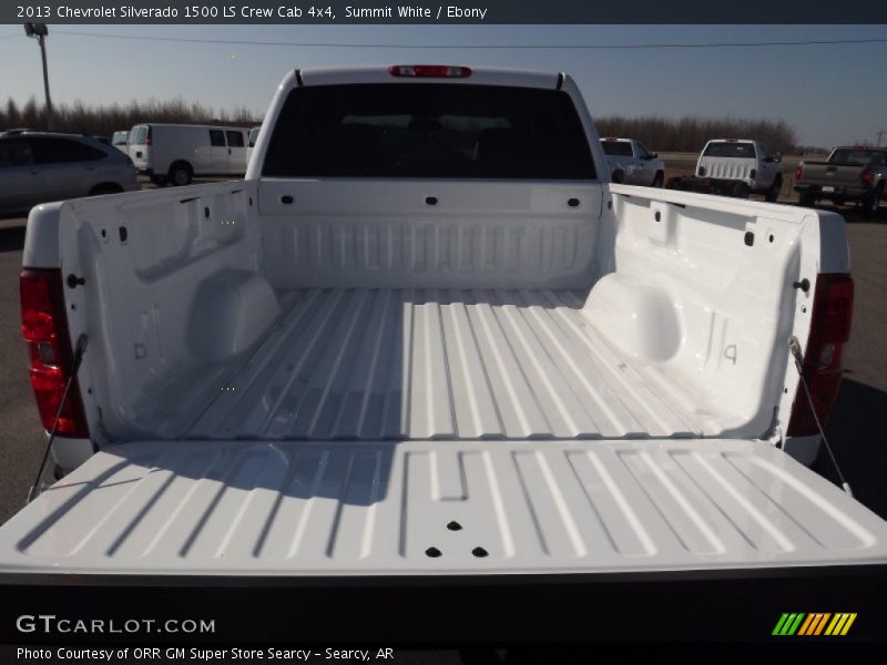 Summit White / Ebony 2013 Chevrolet Silverado 1500 LS Crew Cab 4x4