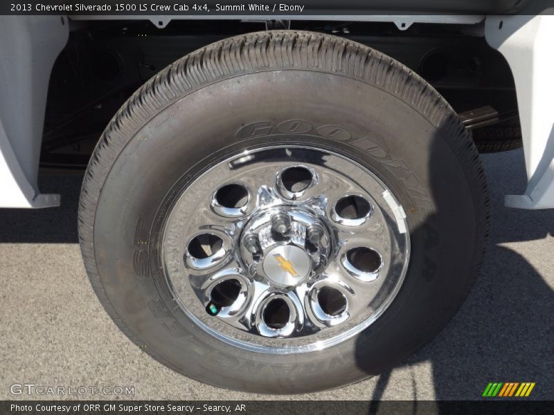 Summit White / Ebony 2013 Chevrolet Silverado 1500 LS Crew Cab 4x4