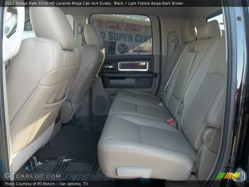 Black / Light Pebble Beige/Bark Brown 2012 Dodge Ram 3500 HD Laramie Mega Cab 4x4 Dually