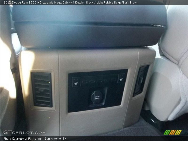 Black / Light Pebble Beige/Bark Brown 2012 Dodge Ram 3500 HD Laramie Mega Cab 4x4 Dually