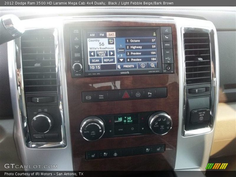 Black / Light Pebble Beige/Bark Brown 2012 Dodge Ram 3500 HD Laramie Mega Cab 4x4 Dually