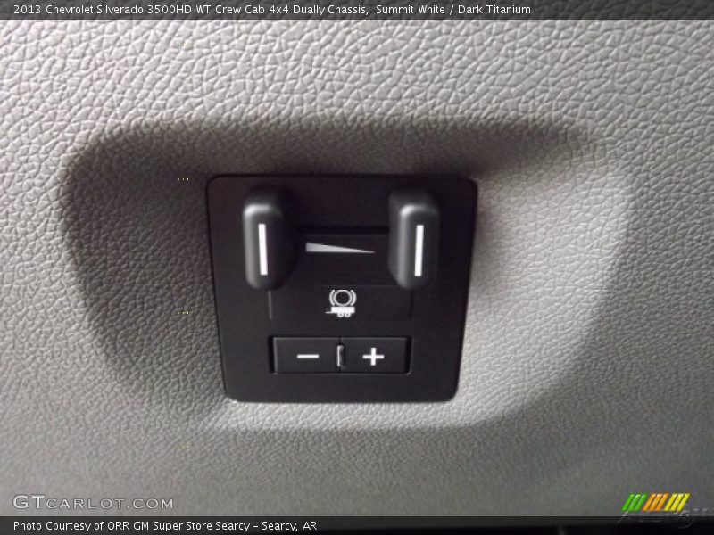 Summit White / Dark Titanium 2013 Chevrolet Silverado 3500HD WT Crew Cab 4x4 Dually Chassis